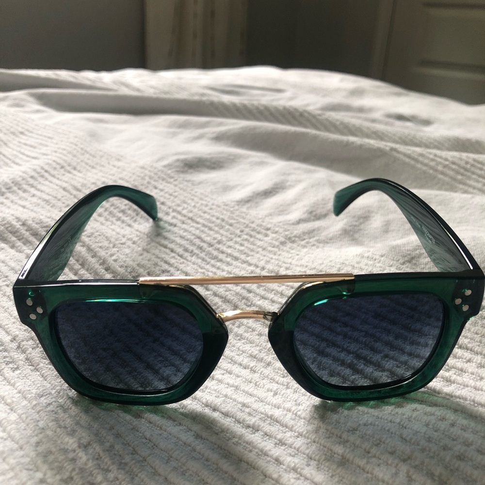 Prive revaux the foxx sunglasses green frames comes with box Jamie foxx edition